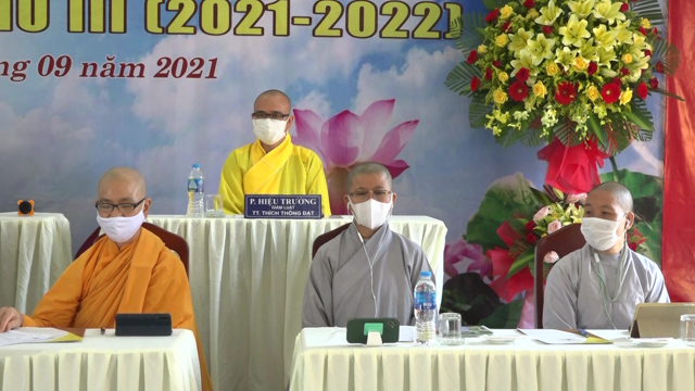 Đà Nẵng: Trường Trung cấp Phật học tổ chức trực tuyến lễ Tổng kết năm học thứ II (2020 – 2021) Khai giảng năm thứ III (2021 – 2022) các hệ đào tạo.