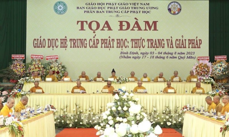 TOẠ ĐÀM “GIÁO DỤC HỆ TRUNG CẤP PHẬT HỌC: THỰC TRẠNG VÀ GIẢI PHÁP”