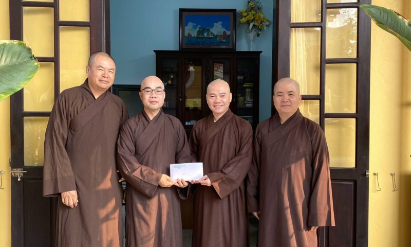 Văn phòng trường tiếp nhận cúng dường hỗ trợ công tác giáo dục năm 2024