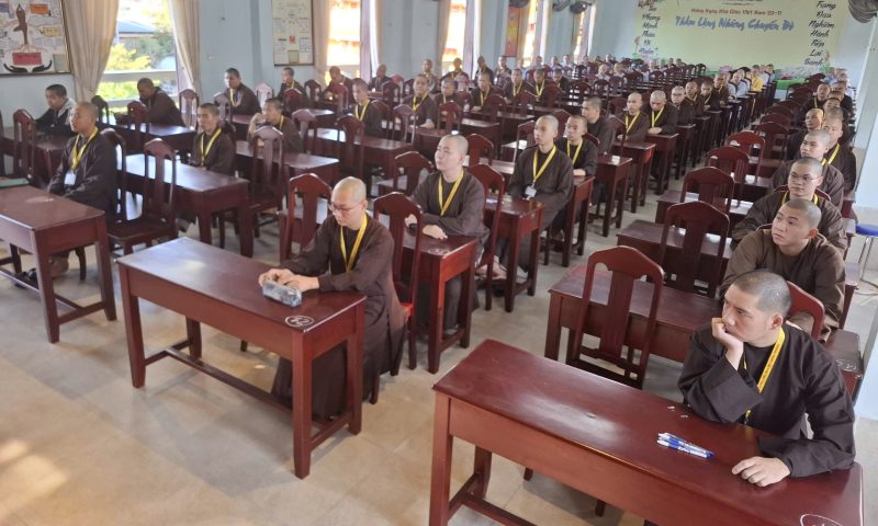 Trường Phật Học TP. Đà Nẵng Trang Nghiêm Tổ Chức Kỳ Thi Cuối Học Kỳ II – Năm Thứ I